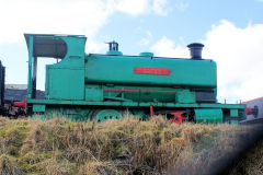
Blaenavon Ironworks 'Nora No 5' at Big Pit, built by Andrew Barclay, No 1680 in 1920, March 2010